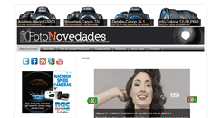 Desktop Screenshot of fotonovedades.com